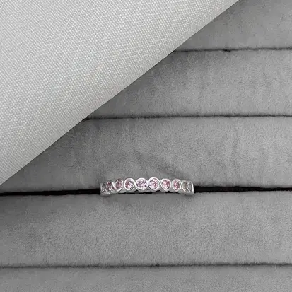 ANEL CRAVEJADO ROSA