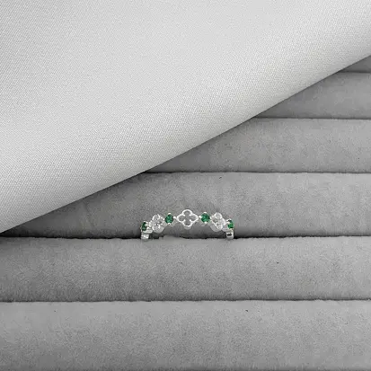 ANEL VAN CLEEF ZIRCONIAS VERDE