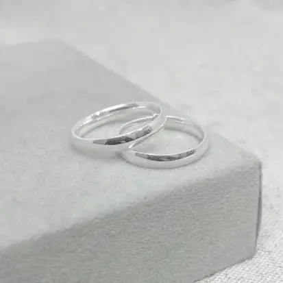 ALIANÇA 3MM MEIA CANA SOB ENCOMENDA