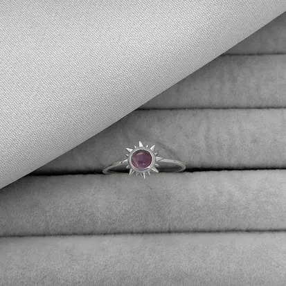ANEL SOL PEDRA NATURAL