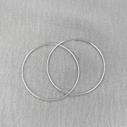 ARGOLA MEIA CANA 5,4CM 2MM