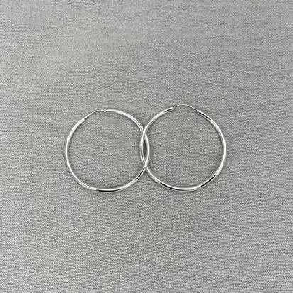 ARGOLA FIO ONDULADO 3,1CM 2MM