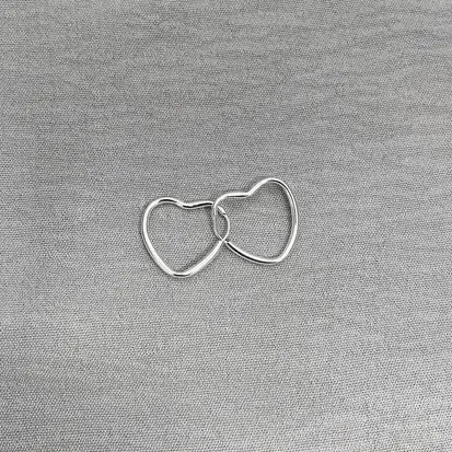 ARGOLA CORAÇAO FIO REDONDO 1,8CM