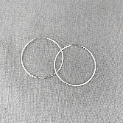 ARGOLA FIO QUADRADO 4CM