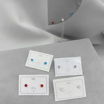 BRINCO BABY ZIRCONIA COLOR/CRISTAL