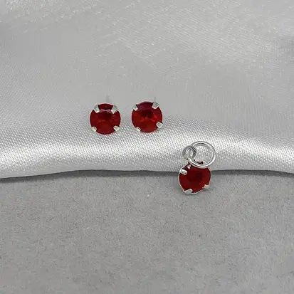 CONJUNTO REDONDO VERMELHO SEM VENEZIANA