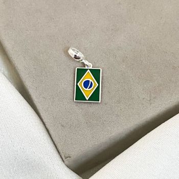 Berloque Bandeira Brasil Copa