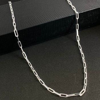 Corrente Cartier 3mm Elo Alongado 70cm