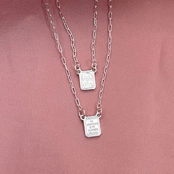 Escapulario Sagrado Coração De Jesus Cartier Pp 80cm