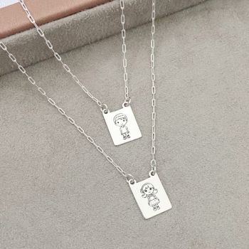 Escapulário Personalizado Menina/menino + Nomes Verso 60cm