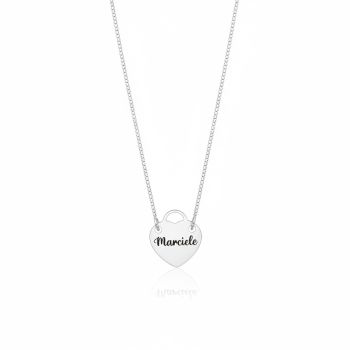 Gargantilha Veneziana Tiffany Nome Personalizada 45cm