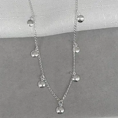 CHOKER MEDALHINHAS 35+5CM