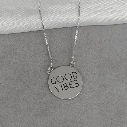 GARGANTILHA GOOD VIBES 45CM