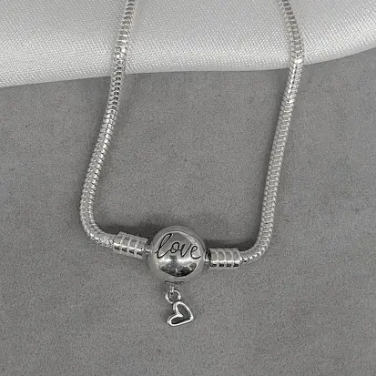 COLAR PANDORA LOVE CORAÇAO 45CM