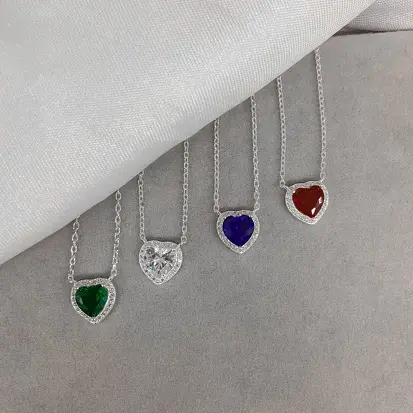 GARGANTILHA CORAÇÃO ZIRCONIA