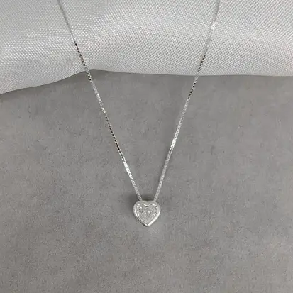 GARGANTILHA PONTO DE LUZ GALERIA CORAÇÃO
