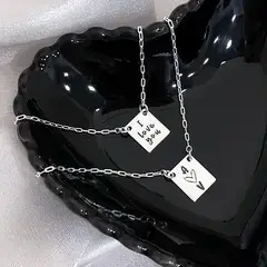 ESCAPULÁRIO I LOVE YOU INICIAIS PERSONALIZADO