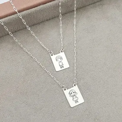 ESCAPULÁRIO PERSONALIZADO MENINA/MENINO + NOMES VERSO 70CM