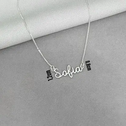GARGANTILHA NOME PERSONALIZADO FONTE 1