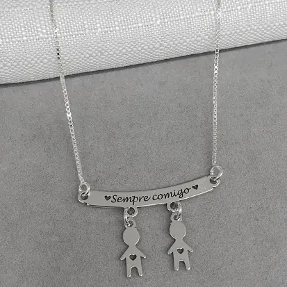 CANGA 2 FILHOS(AS) PERSONALIZADA FRASES