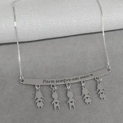 CANGA 5 FILHOS(AS) PERSONALIZADA FRASES