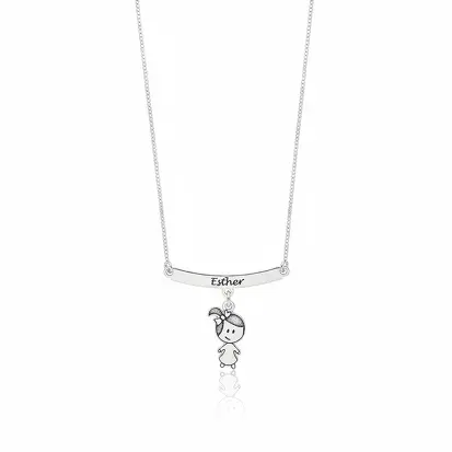 GARGANTILHA CANGA PERSONALIZADA 1 FILHO