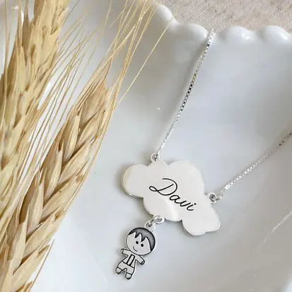 GARGANTILHA PERSONALIZADA NUVEM