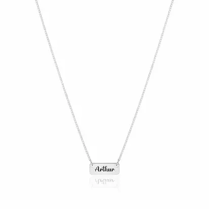 CHOKER PLAQUINHA NOME PERSONALIZADA