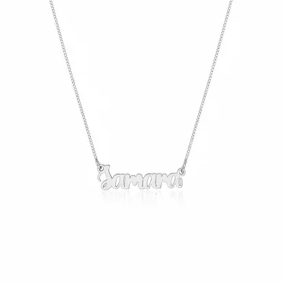 GARGANTILHA NOME PERSONALIZADO FONTE 10
