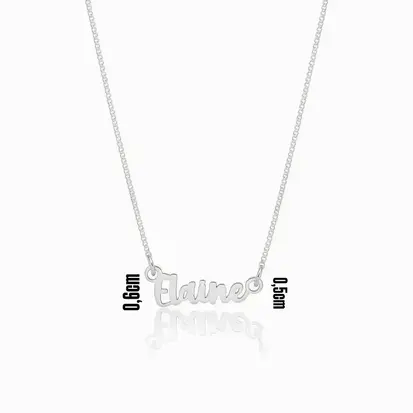 GARGANTILHA NOME INFANTIL PERSONALIZADO 40CM FONTE 11