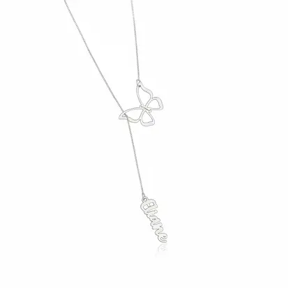 GRAVATINHA PERSONALIZADA BORBOLETA + NOME