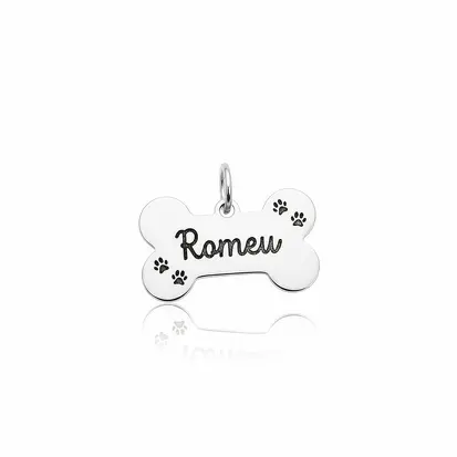 PINGENTE PERSONALIZADO PLAQUINHA OSSINHO G
