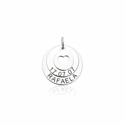 PINGENTE PINGENTE TRIPLO MEDALHAS