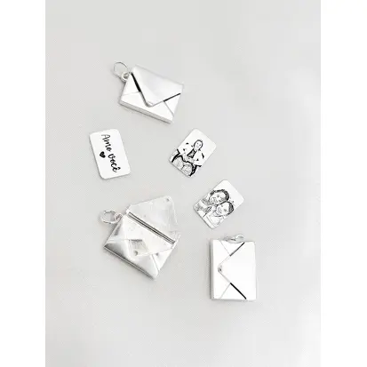 PINGENTE ENVELOPE CARTINHA PERSONALIZADA