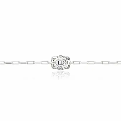 PULSEIRA FIVELA INICIAL 1,5CM X 1CM ELO ALONGADO
