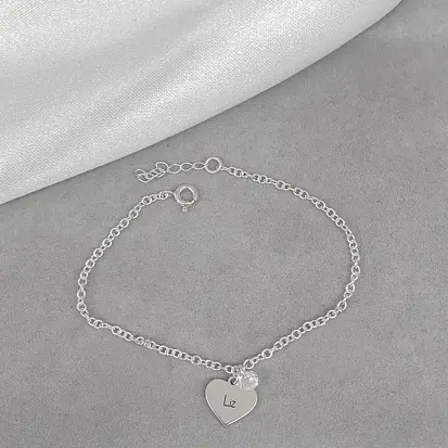 PULSEIRA PERSONALIZADA 1 CORAÇÃO PONTO DE LUZ