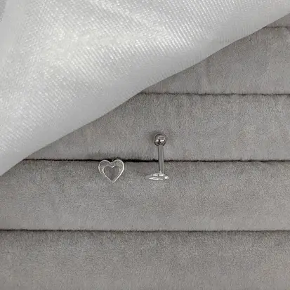 PIERCING CORAÇAO VAZADO