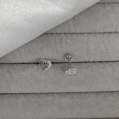 PIERCING CORAÇAO PATA