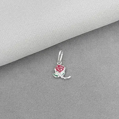 PINGENTE ROSA RESINADO
