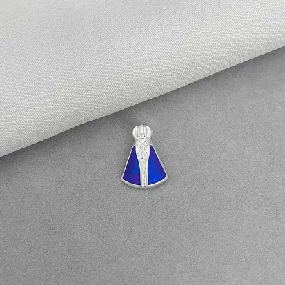 PINGENTE NOSSA SENHORA RESINA AZUL