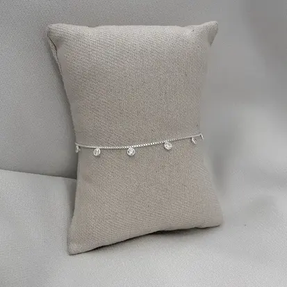 PULSEIRA 7 ZIRCONIAS FIXAS CRISTAL