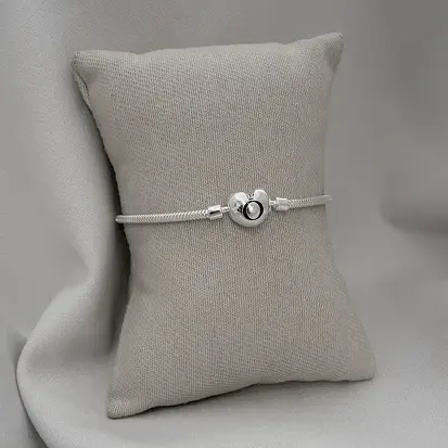 PULSEIRA PANDORA CORAÇÃO COROA 15/16/16,5