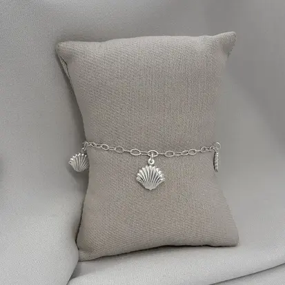 PULSEIRA CONCHAS DUPLA PENDURADAS