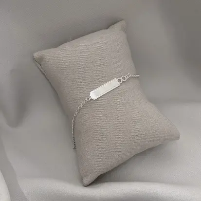 PULSEIRA PLAQUINHA INFINITO INFANTIL