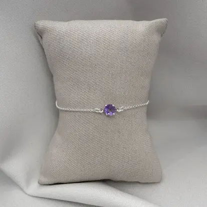 PULSEIRA ELO ZIRCONIA COLORIDA NO MEIO