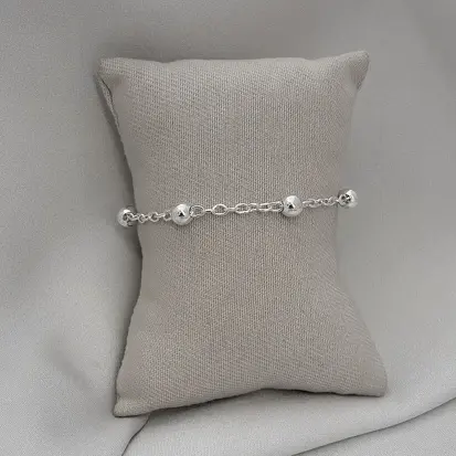 PULSEIRA BOLINHAS G FECHO GRANDE