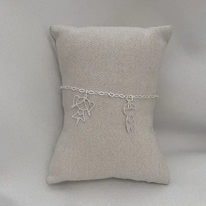 PULSEIRA MENINA MENINO PENDURADOS
