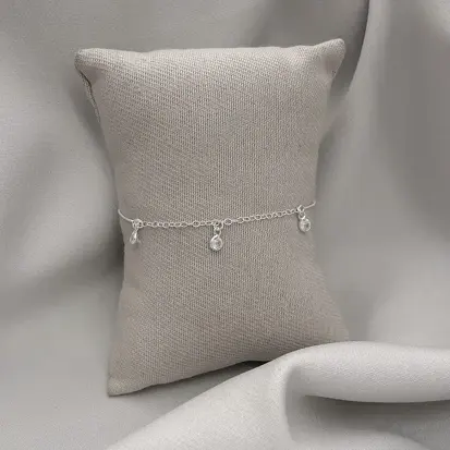 PULSEIRA ZIRCONIAS CRISTAIS PENDURADAS