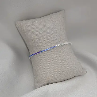 PULSEIRA RIVIERA DEGRADÊ AZUL 2MM