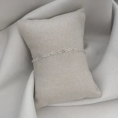 PULSEIRA ELO CORAÇÃO 18CM